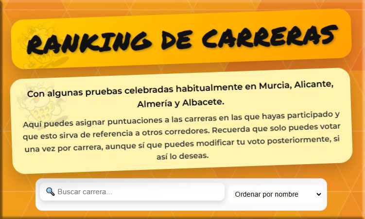 Ranking de carreras